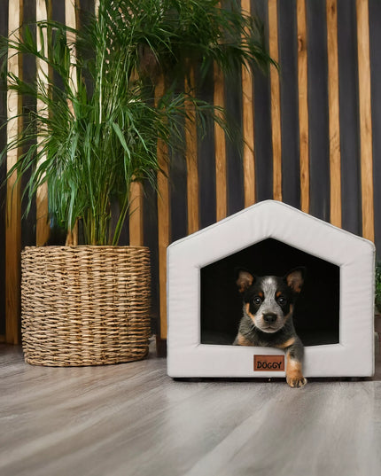 Šuns guolis-būdelė "Doggy Smart R1" su pagalve, 46x50x38 cm