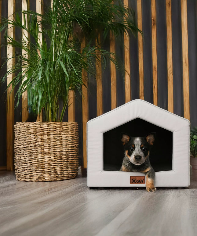 Šuns guolis-būdelė "Doggy Smart R1" su pagalve, 46x50x38 cm