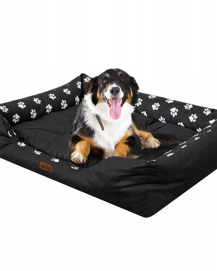 Didelio dydžio šuns guolis Doggy PUFFY XL 92x73 cm, patvari sofa, vieta poilsiui