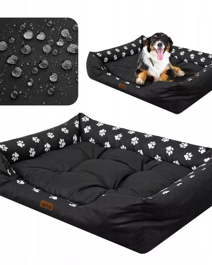 Didelio dydžio šuns guolis Doggy PUFFY XL 92x73 cm, patvari sofa, vieta poilsiui