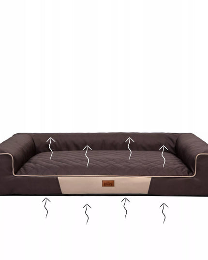 Šuns guolis, sofa, VANDENIUI ATSPARUS, nuimamas užvalkalas – L 80x55 cm