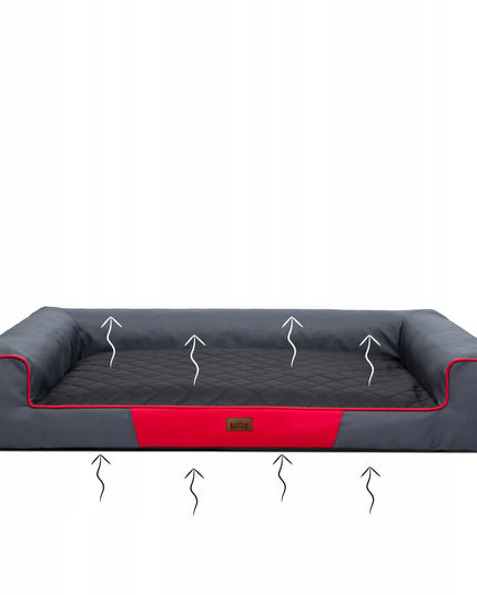 Šunų guolis, sofa lova VANDENIUI ATSPARI NUIMAMAS UŽVALKALAS XL 100x65 cm