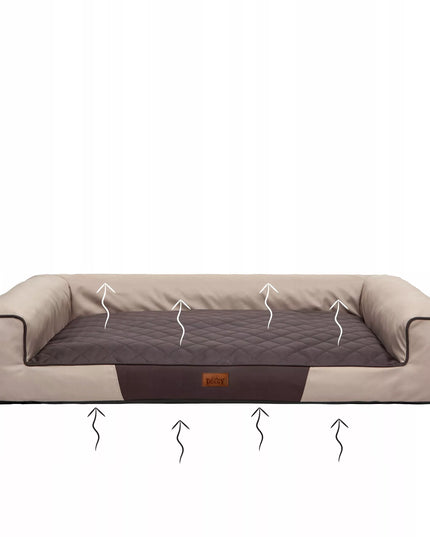 Vandeniui atsparus šuns guolis-sofa VICTORIA XXL 118x78 cm