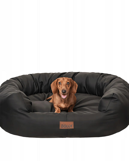 Doggy Amazing XL šunų gultas, vandeniui atspari sofa, 93x74 cm, juodas