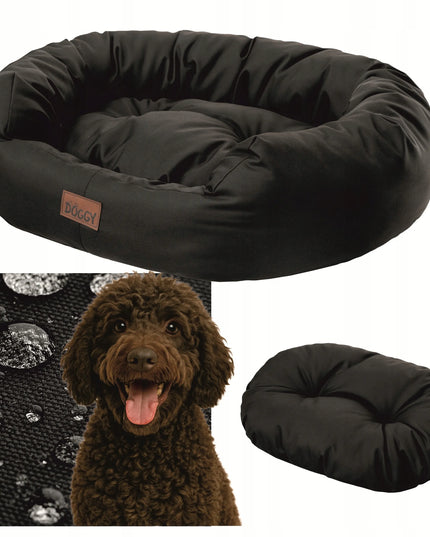 Doggy Amazing XL šuns gultas, vandeniui atspari sofa, 93x74 cm, juodas