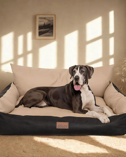 Šunų guolis Doggy Joker Lite XXXL – smėlio spalvos 132x106 cm