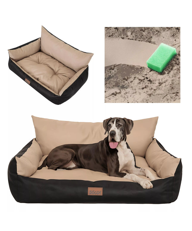 Šunų guolis Doggy Joker Lite XXXL – smėlio spalvos 132x106 cm