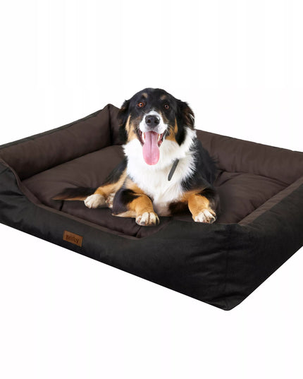 Šuns ir katės gultas Doggy Puffy rudas/juodas