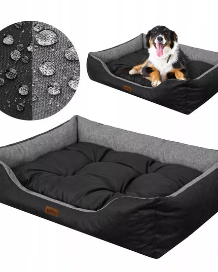 Šunų ir kačių guolis Doggy PUFFY, tvirtas, L dydis 84x65 cm, sofa, lova, voljeras spanieliui