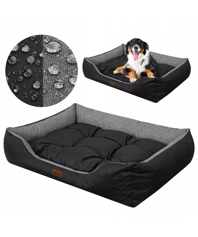 Šunų ir kačių guolis Doggy PUFFY, tvirtas, L dydis 84x65 cm, sofa, lova, voljeras spanieliui