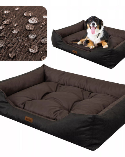 Šuns ir katės gultas Doggy Puffy rudas/juodas