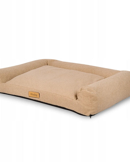 DOGESTE Teddy XXL smėlio spalvos šuns guolis, 118 × 78 cm, su nemokamu personalizavimu