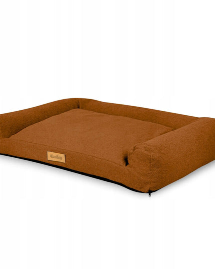 DOGESTE Teddy XXL rudas šuns guolis su nemokamu užrašu, 118 × 78 cm