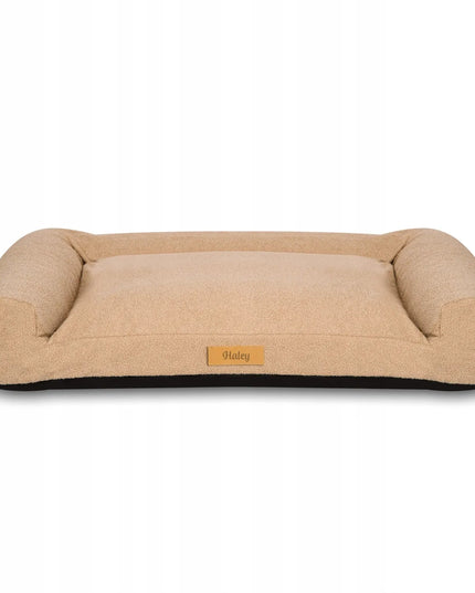 DOGESTE Teddy XXL smėlio spalvos šuns guolis, 118 × 78 cm, su nemokamu personalizavimu