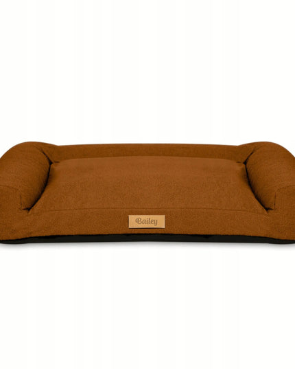 DOGESTE Teddy XXL rudas šuns guolis su nemokamu užrašu, 118 × 78 cm