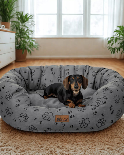 Šuns guolis Doggy - Amazing XL - Grafitinis su letenėlėmis 94x75 cm