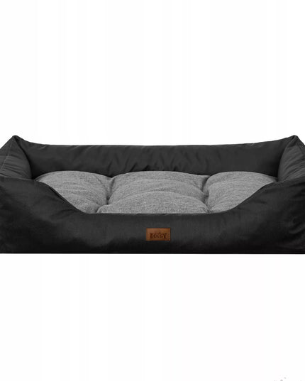 Doggy PUFFY 3XL stačiakampė ortopedinė sofa šunims, 125x98 cm, pilka