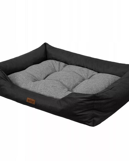 Doggy PUFFY 3XL stačiakampė ortopedinė sofa šunims, 125x98 cm, pilka