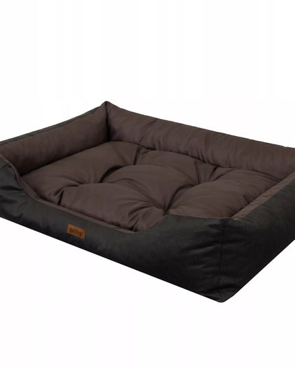 Vandeniui atspari šunų lova Doggy PUFFY XL 92x73 cm, ruda