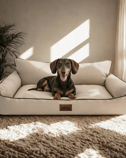 Šuns guolis – vandeniui atsparus aptvaras – šuns sofa – L 64x49 cm