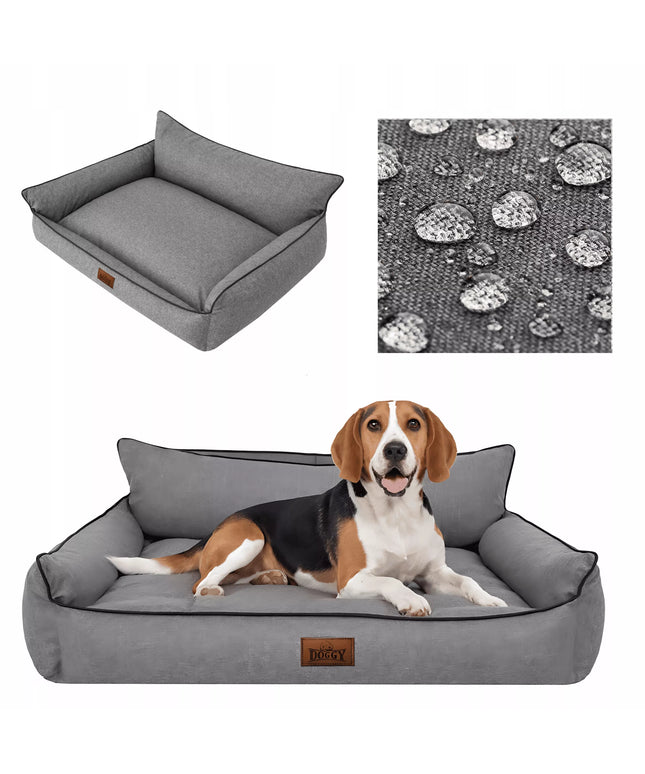 Šunų guolis – vandeniui atsparus aptvaras – sofa šunims – XL 82x63 cm
