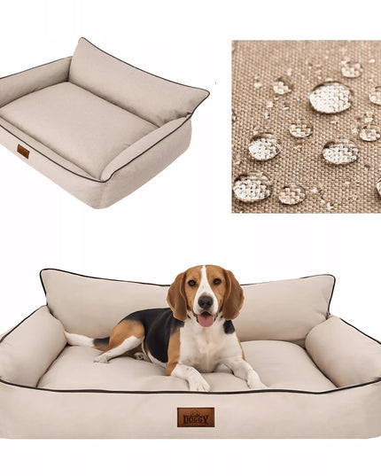 Šunų guolis – vandeniui atsparus aptvaras – šunų sofa – XL 82x63 cm