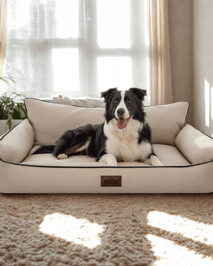 Šunų guolis - vandeniui atsparus aptvaras - sofa šuniui - XXL 106x80 cm