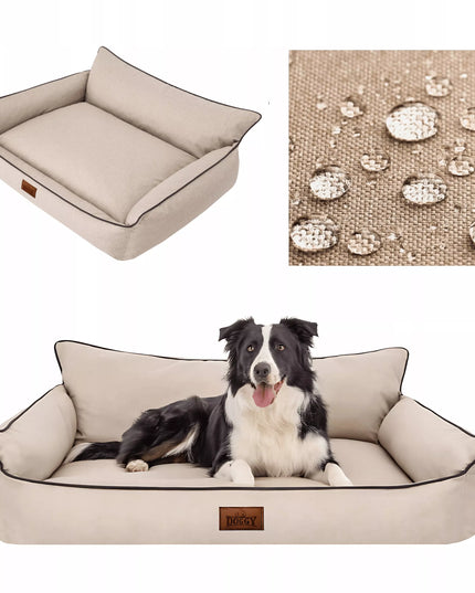 Šunų guolis - vandeniui atsparus aptvaras - sofa šuniui - XXL 106x80 cm