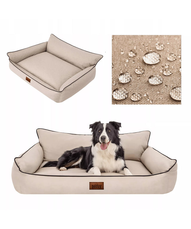Šunų guolis - vandeniui atsparus aptvaras - sofa šuniui - XXL 106x80 cm