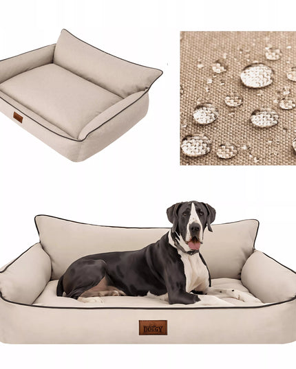 Šunų guolis – vandeniui atsparus aptvaras – šunų sofa – XXXL 132x106 cm
