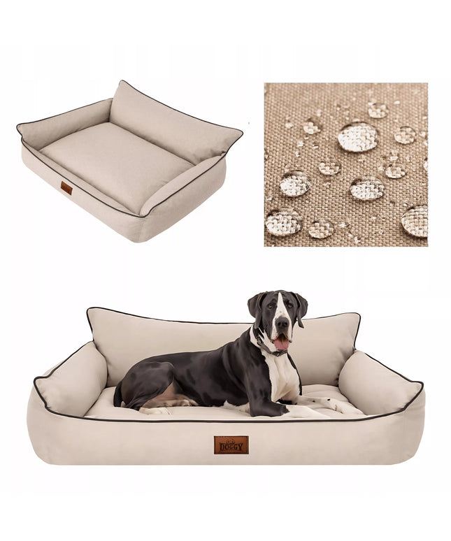 Šunų guolis – vandeniui atsparus aptvaras – šunų sofa – XXXL 132x106 cm