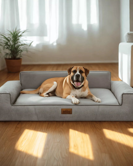 Šunų guolis Doggy Glamour XXL Fancy pilkas 116x78cm
