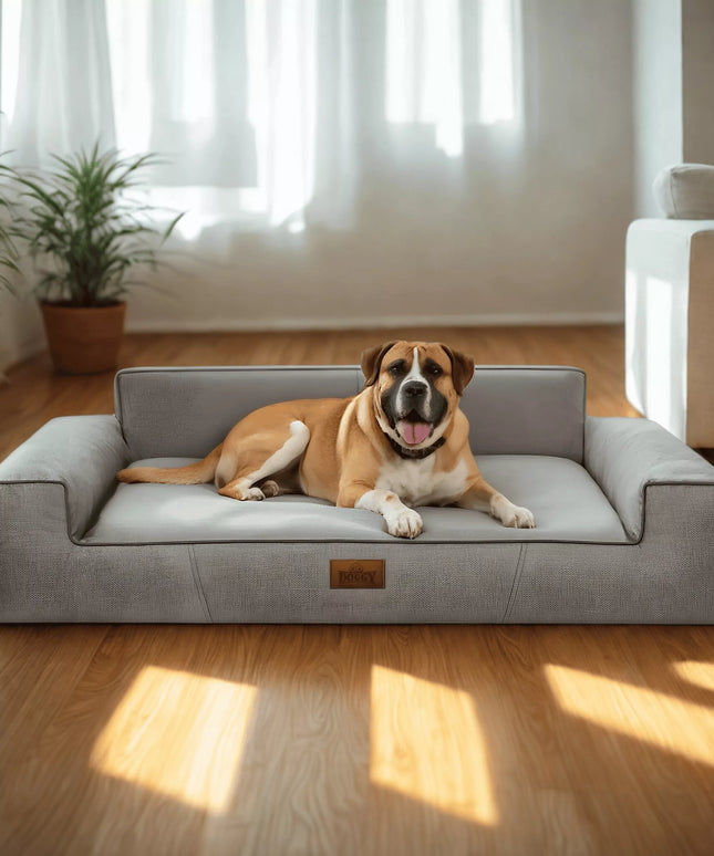 Šunų guolis Doggy Glamour XXL Fancy pilkas 116x78cm