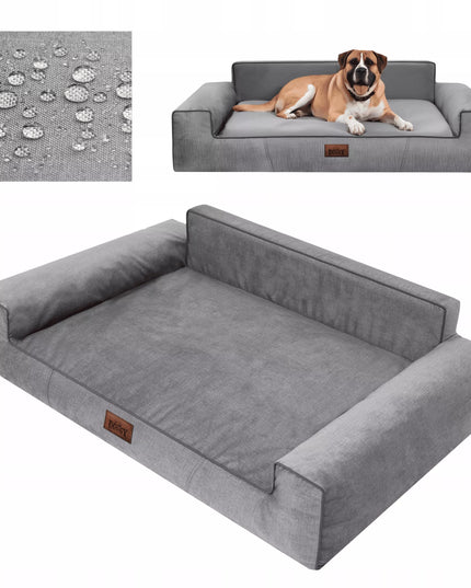 Šunų guolis Doggy Glamour XXL Fancy pilkas 116x78cm