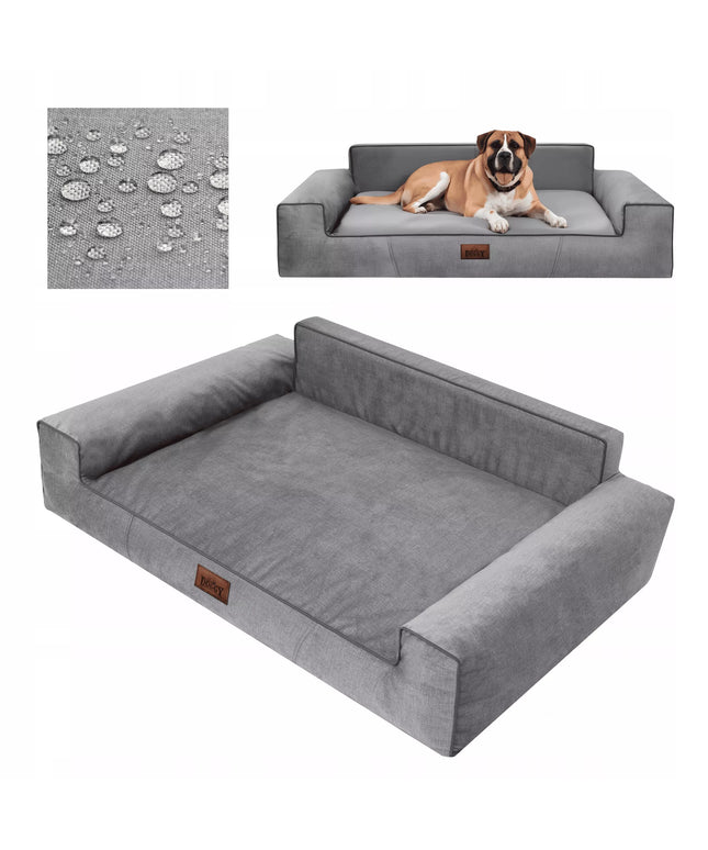 Šunų guolis Doggy Glamour XXL Fancy pilkas 116x78cm