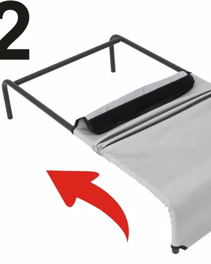 Gultas, metalinis lovos rėmas – XXL 120x68