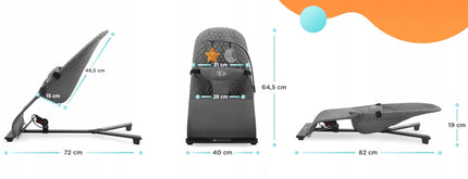 Kūdikių supamas gultukas, lengvas, sulankstomas MIMI Kinderkraft