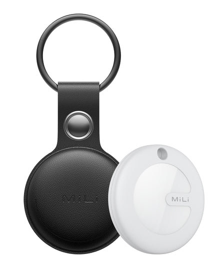 Mini GPS seklys raktams, automobiliui, katei, dviračiui, šuniui, baltas Apple MiTag + dėklas