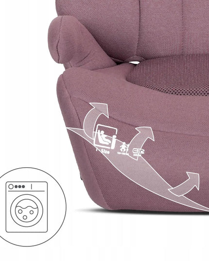 Lorelli Pyxis i-Size automobilinė kėdutė-pagalvėlė su atlošu, 125–150 cm, ISOFIX, 2 viename
