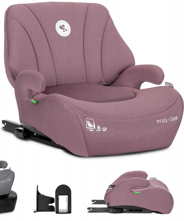 Lorelli Pyxis i-Size automobilinė kėdutė-pagalvėlė su atlošu, 125–150 cm, ISOFIX, 2 viename