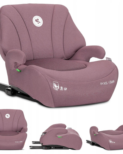 Lorelli Pyxis i-Size automobilinė kėdutė-pagalvėlė su atlošu, 125–150 cm, ISOFIX, 2 viename