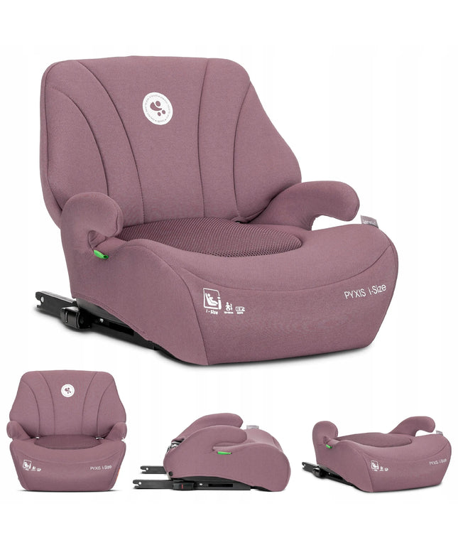 Lorelli Pyxis i-Size automobilinė kėdutė-pagalvėlė su atlošu, 125–150 cm, ISOFIX, 2 viename