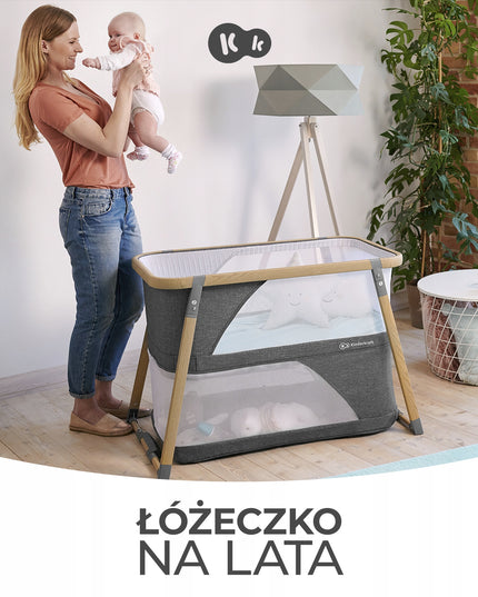 Vaikiška lovytė 4in1 kelioninė, maniežas, lopšys, sulankstoma SOFI Kinderkraft