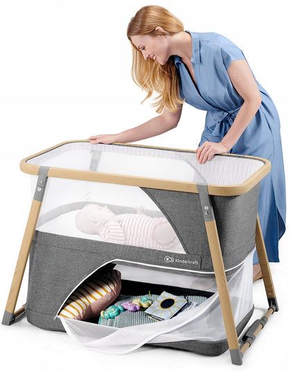 Vaikiška lovytė 4in1 kelioninė, maniežas, lopšys, sulankstoma SOFI Kinderkraft