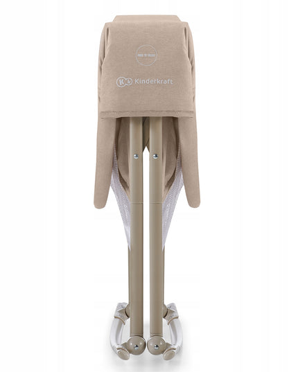 Vaikiška lovytė lopšys supynėlės 3in1 kompaktiškas Lovi Kinderkraft smėlio spalvos