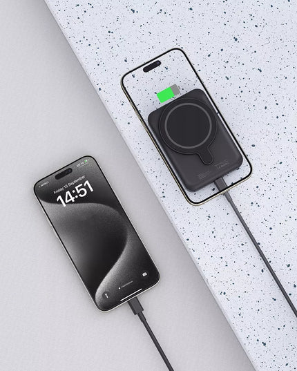 MAGNETINIS MAGSAFE POWERBANKAS 5000MAH 15W