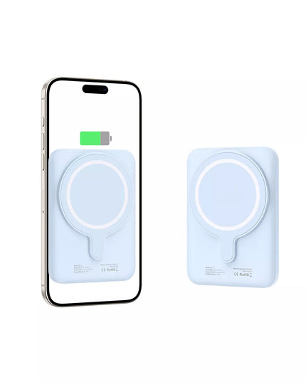 Magnetinis „Powerbank“ su „MagSafe“ 5000 mAh 15 W USB-C, skirtas „iPhone 12 13 14 15“