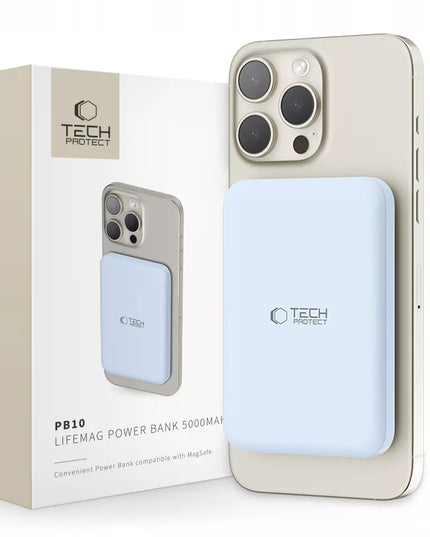 Magnetinis „Powerbank“ su „MagSafe“ 5000 mAh 15 W USB-C, skirtas „iPhone 12 13 14 15“