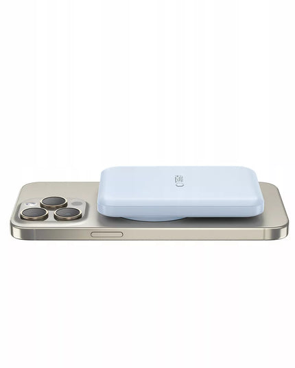 Magnetinis power bankas 15W su dėklu skirtas MagSafe 5000mAh kelionėms