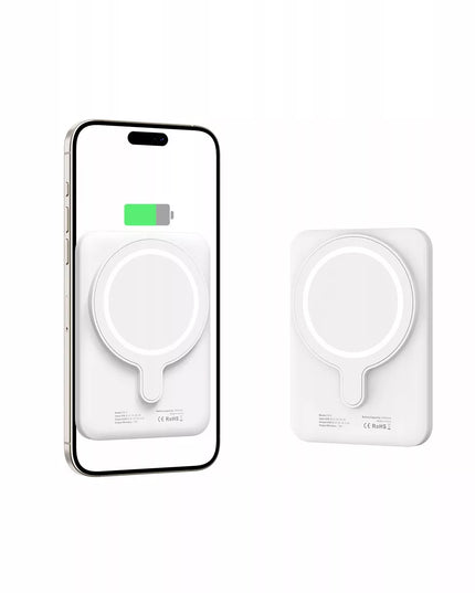 Magnetinis išorinis akumuliatorius 15W MagSafe 5000mAh kelionėms